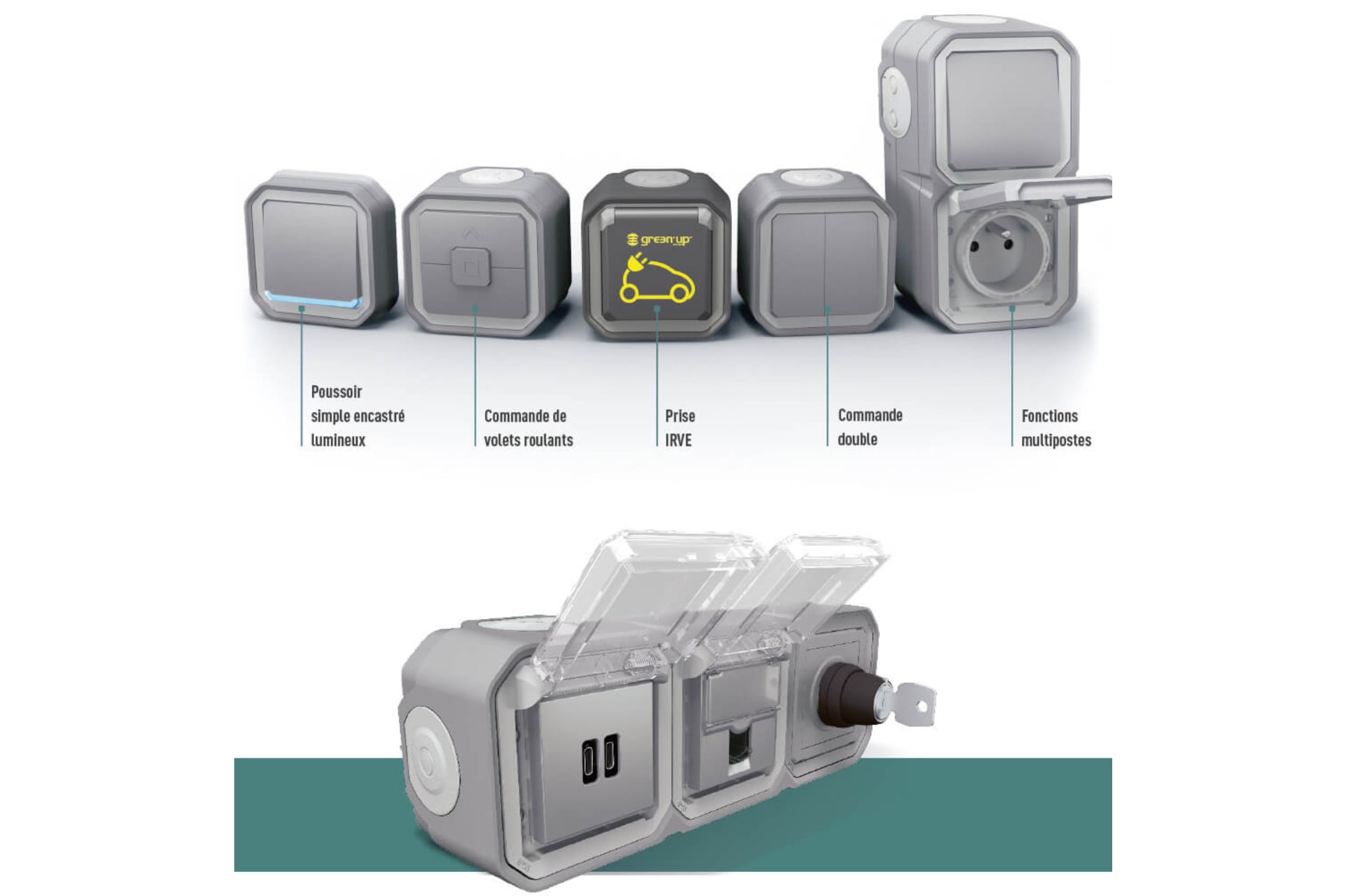 Appareillage Legrand Plexo: Interrupteurs et Prises Étanches